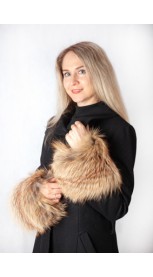 Golden Fox Fur Cuffs